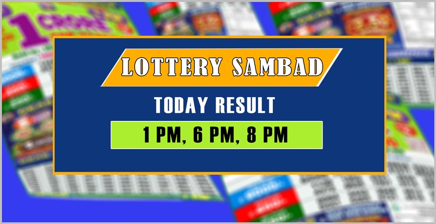 Lottery Sambad Today 08.01.2023 Result - Check Today's Winning Numbers